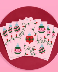 Deck the Halls Napkins - 25 square napkins