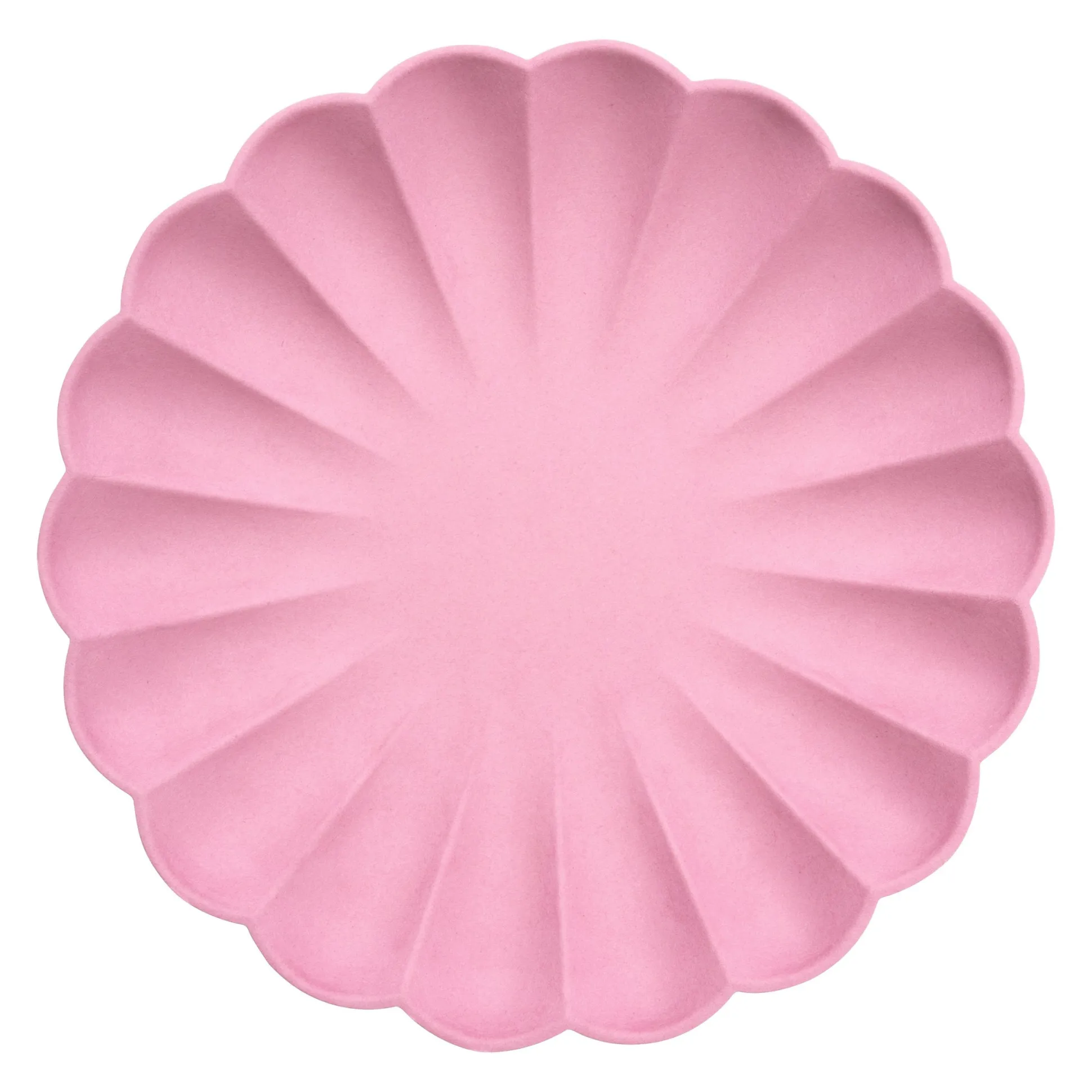 Deep Pink Simply Compostable Large Plates, Pack of 8