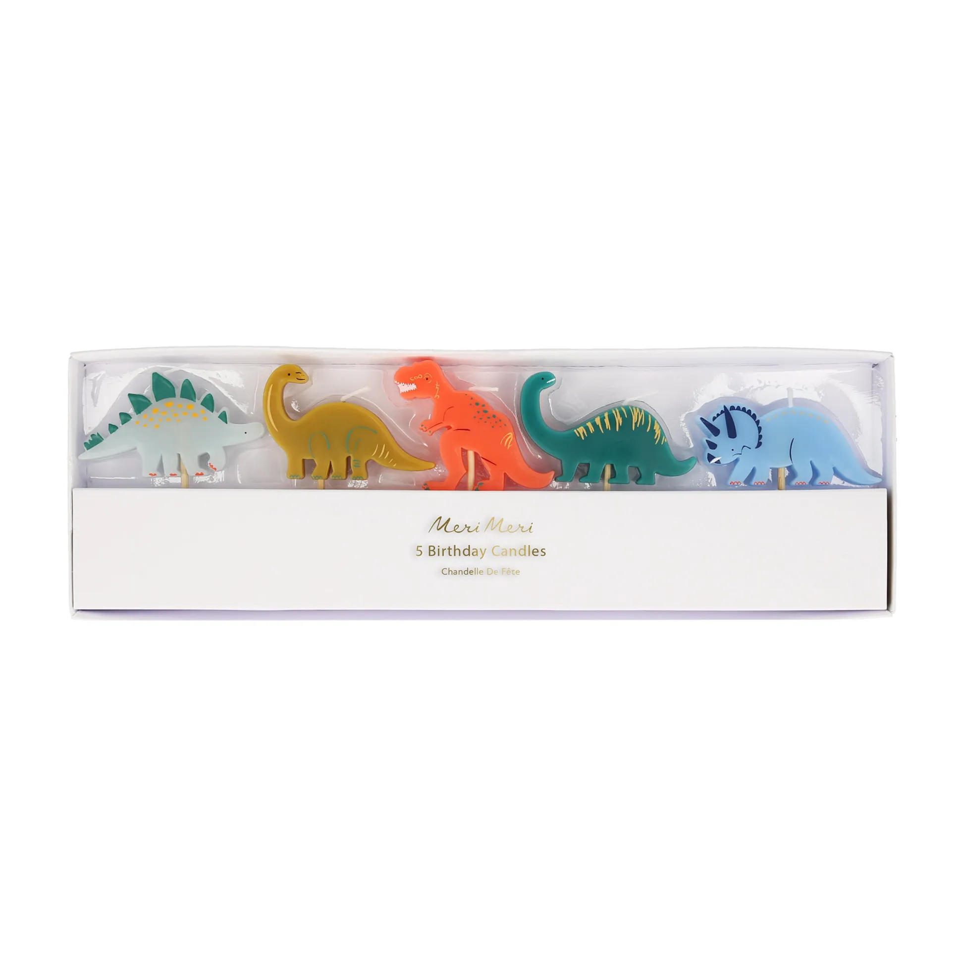 Dinosaur Candles, Pack of 5