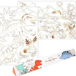 Dinosaur Kingdom Coloring Posters, Pack of 2