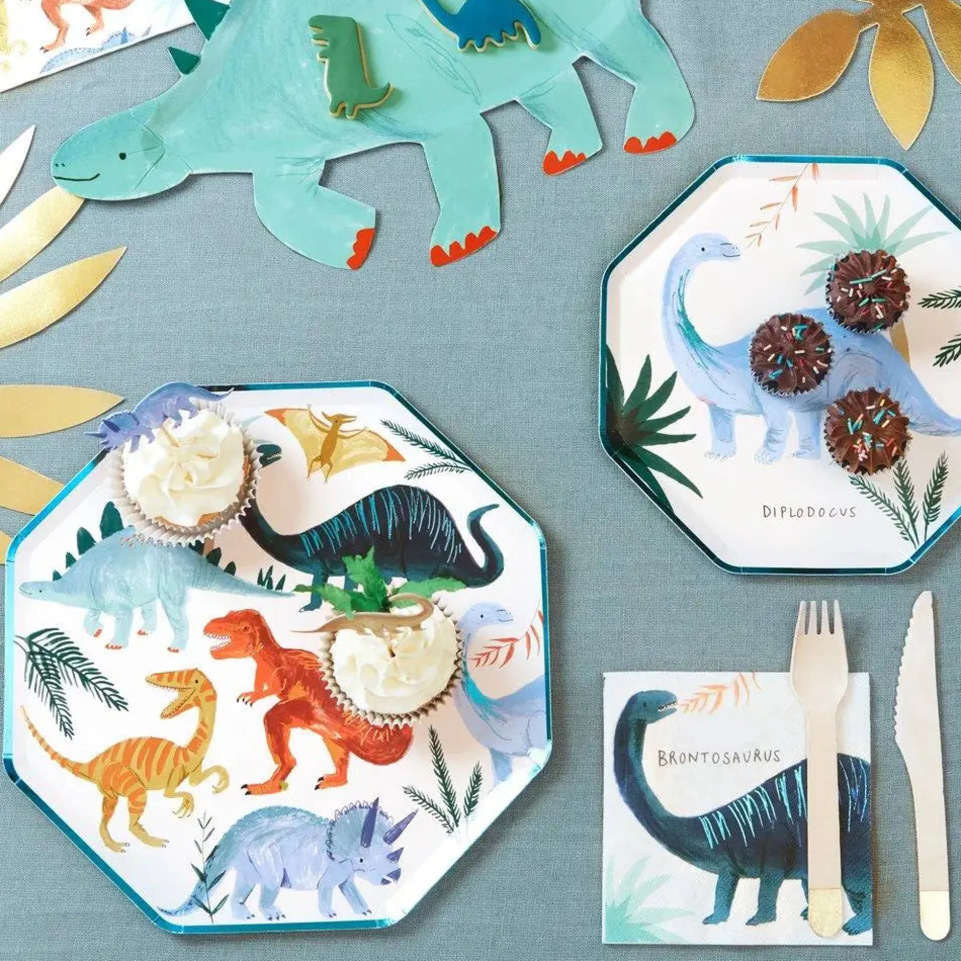 Dinosaur Kingdom Dinner Plates, Pack of 8