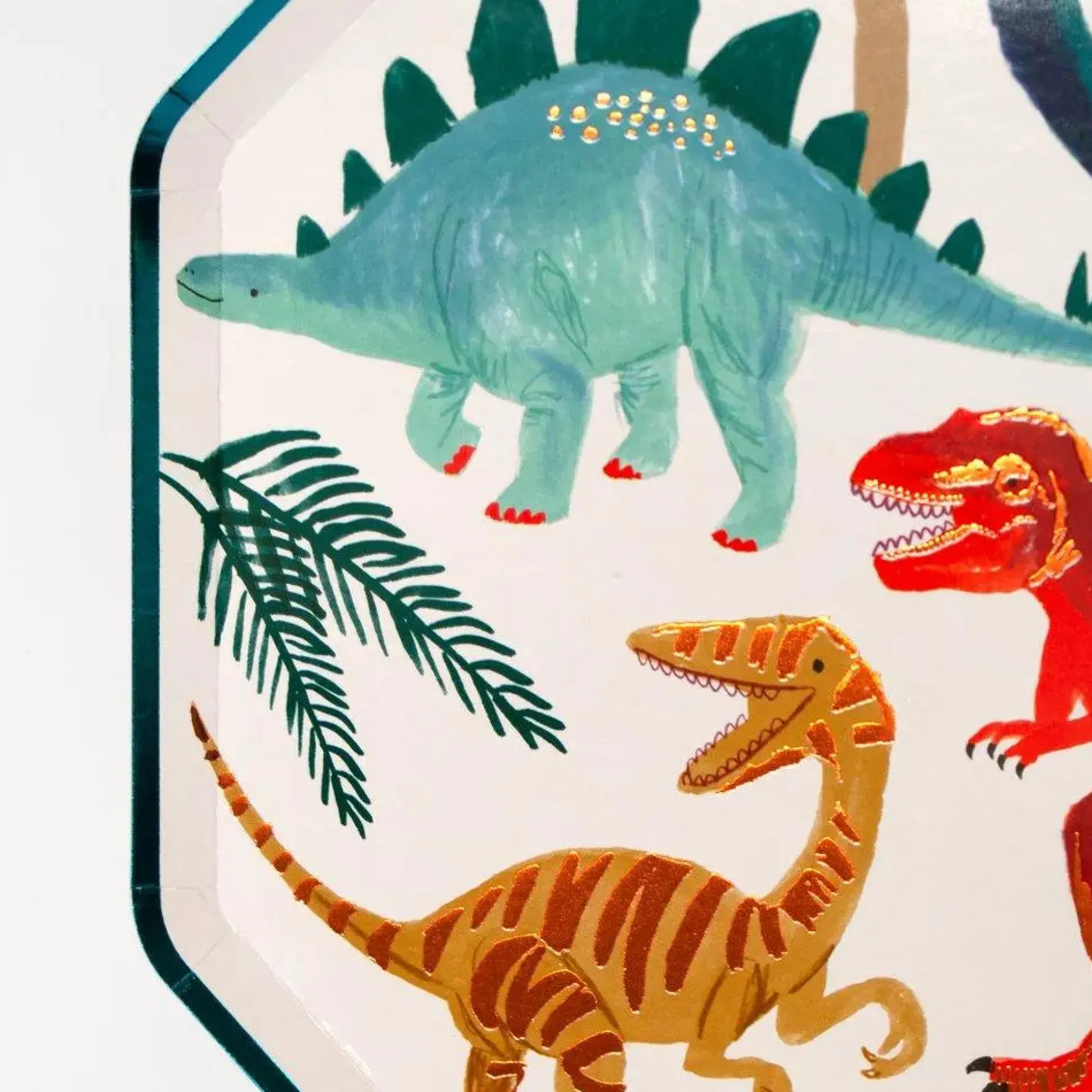 Dinosaur Kingdom Dinner Plates, Pack of 8
