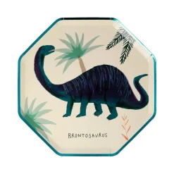 Dinosaur Kingdom Side Plates, Pack of 8
