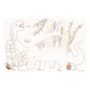 Dinosaurs Coloring Placemats, Pack of 8