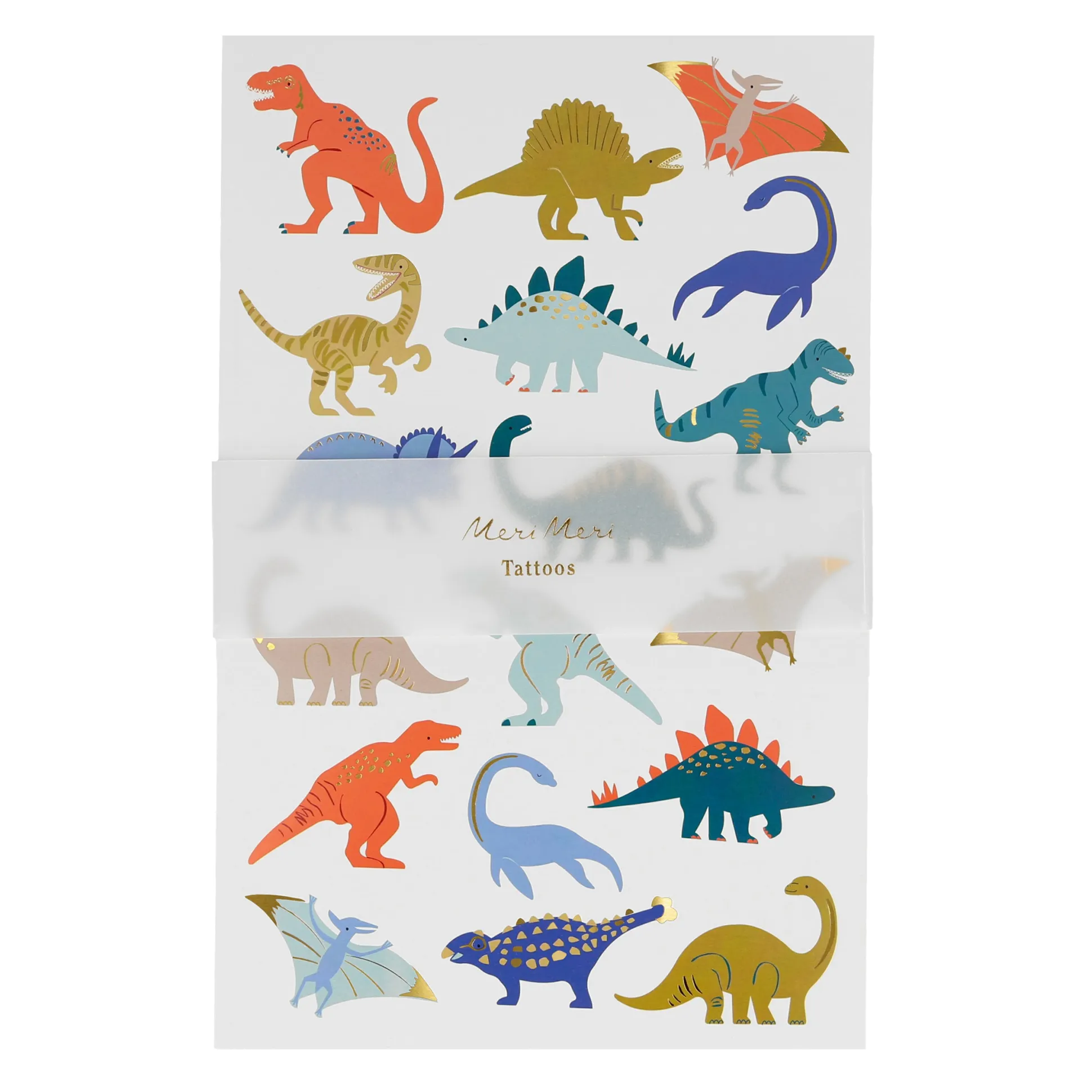 Dinosaurs Tattoo Sheets, 2 Sheets