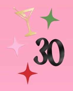 Dirty 30 Confetti - 200 pc foil confetti