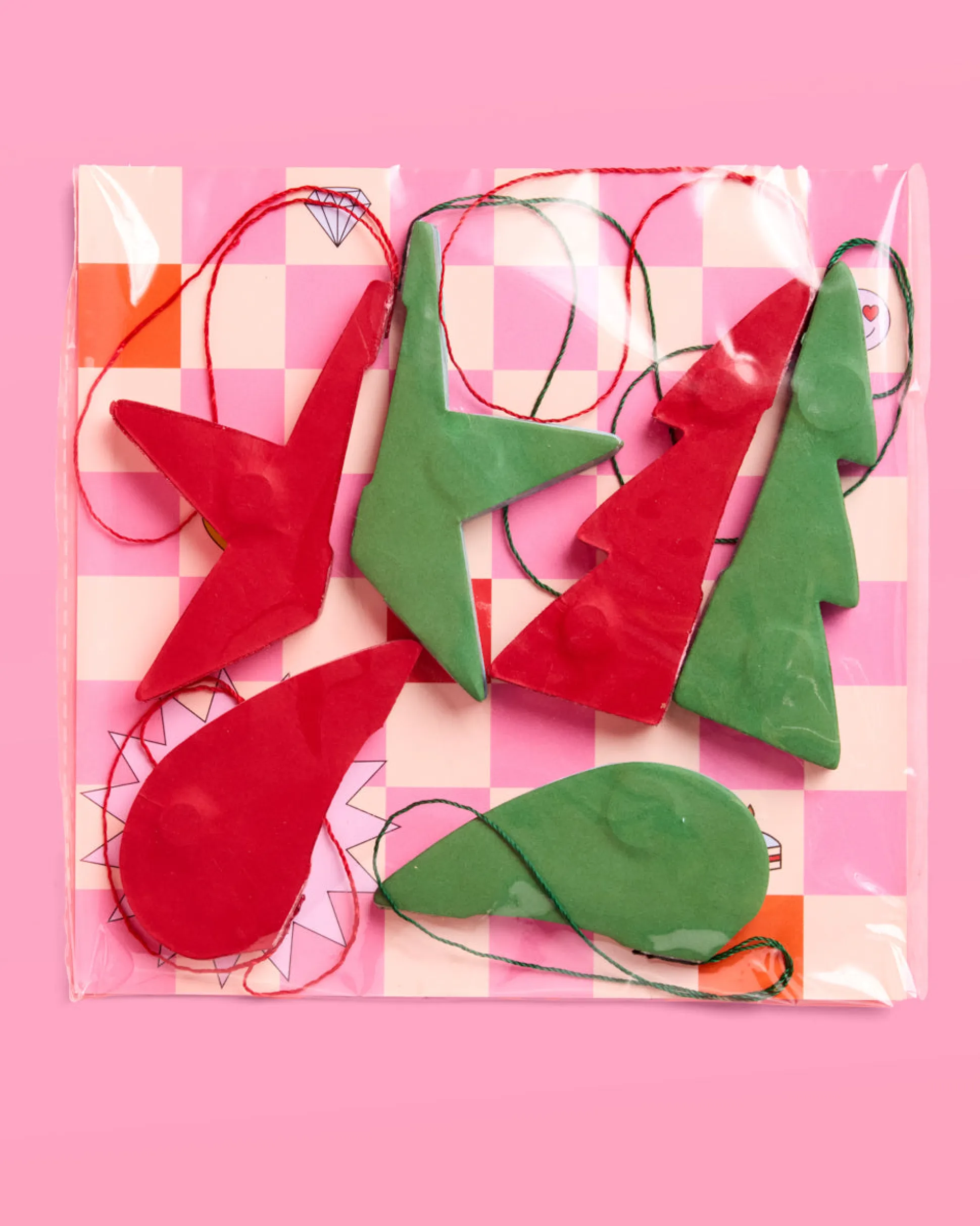 3D Paper Ornament Set - honeycomb ornament set