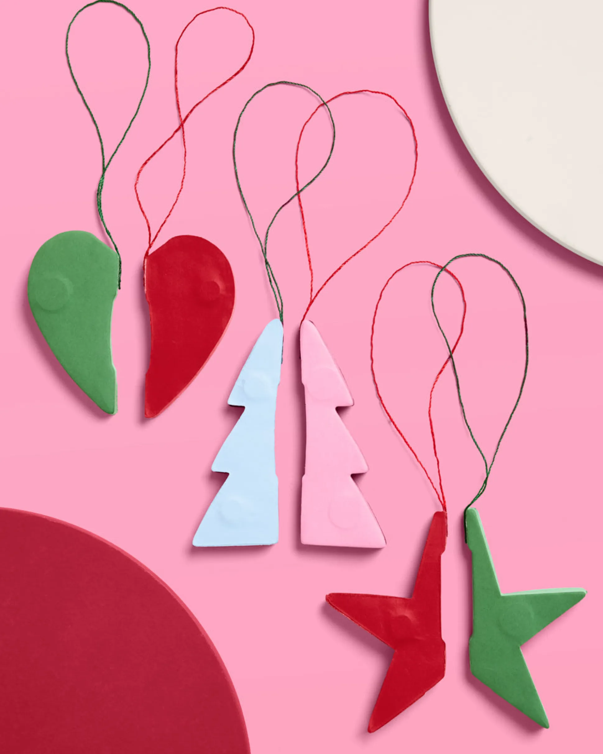 3D Paper Ornament Set - honeycomb ornament set