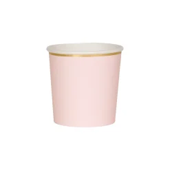 Dusky Pink Tumbler Cups, Pack of 8