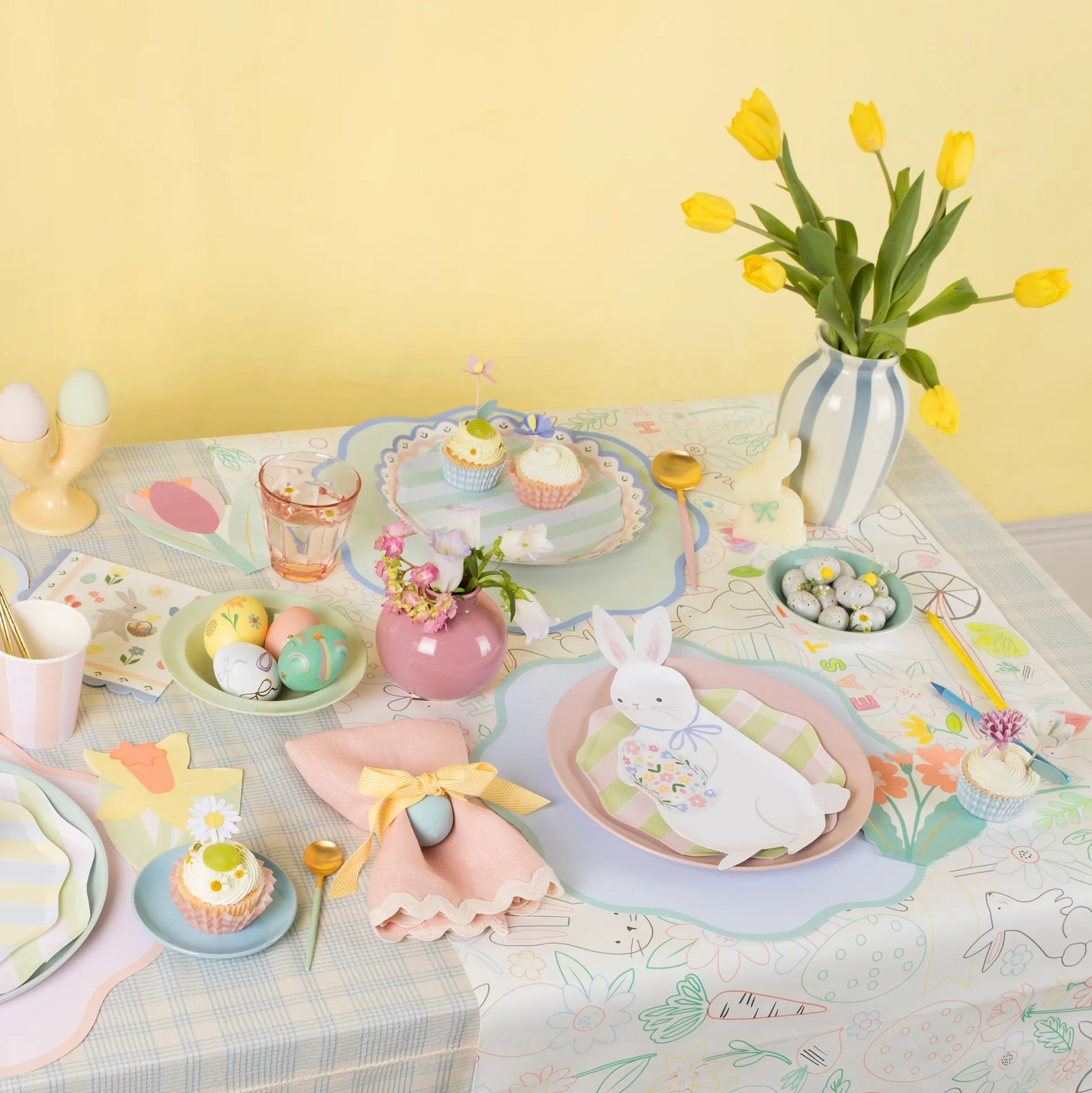 Easter Bunny Shaped Plates