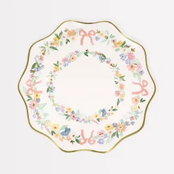 Elegant Floral Side Plates