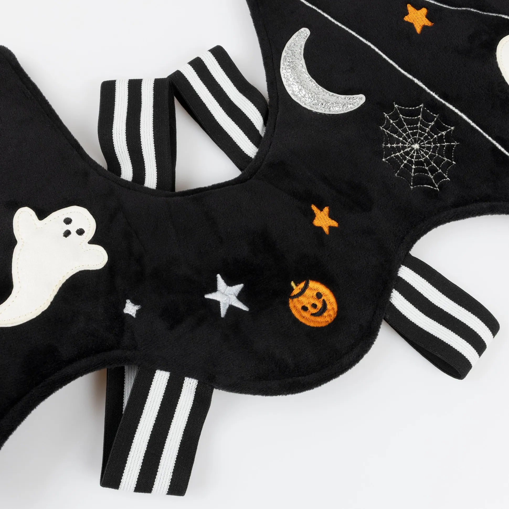 Embroidered Bat Wings