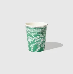 Emerald Toile Cups, 10 per pack