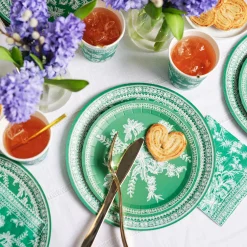 Emerald Toile Cups, 10 per pack