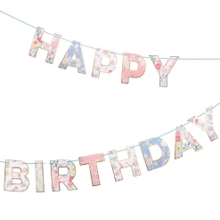 4' English Garden Birthday Garland