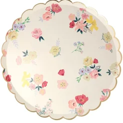 English Garden Dinner Plates, Pack of 8
