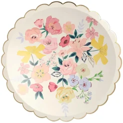 English Garden Dinner Plates, Pack of 8
