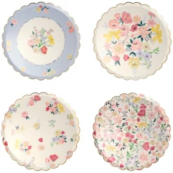 English Garden Dinner Plates, Pack of 8