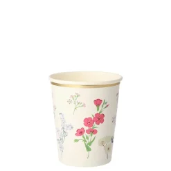 English Garden Party Cups, Pack of 8