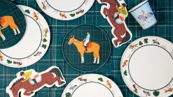 Equestrian Horse Riding Paper Cups, Set of 12