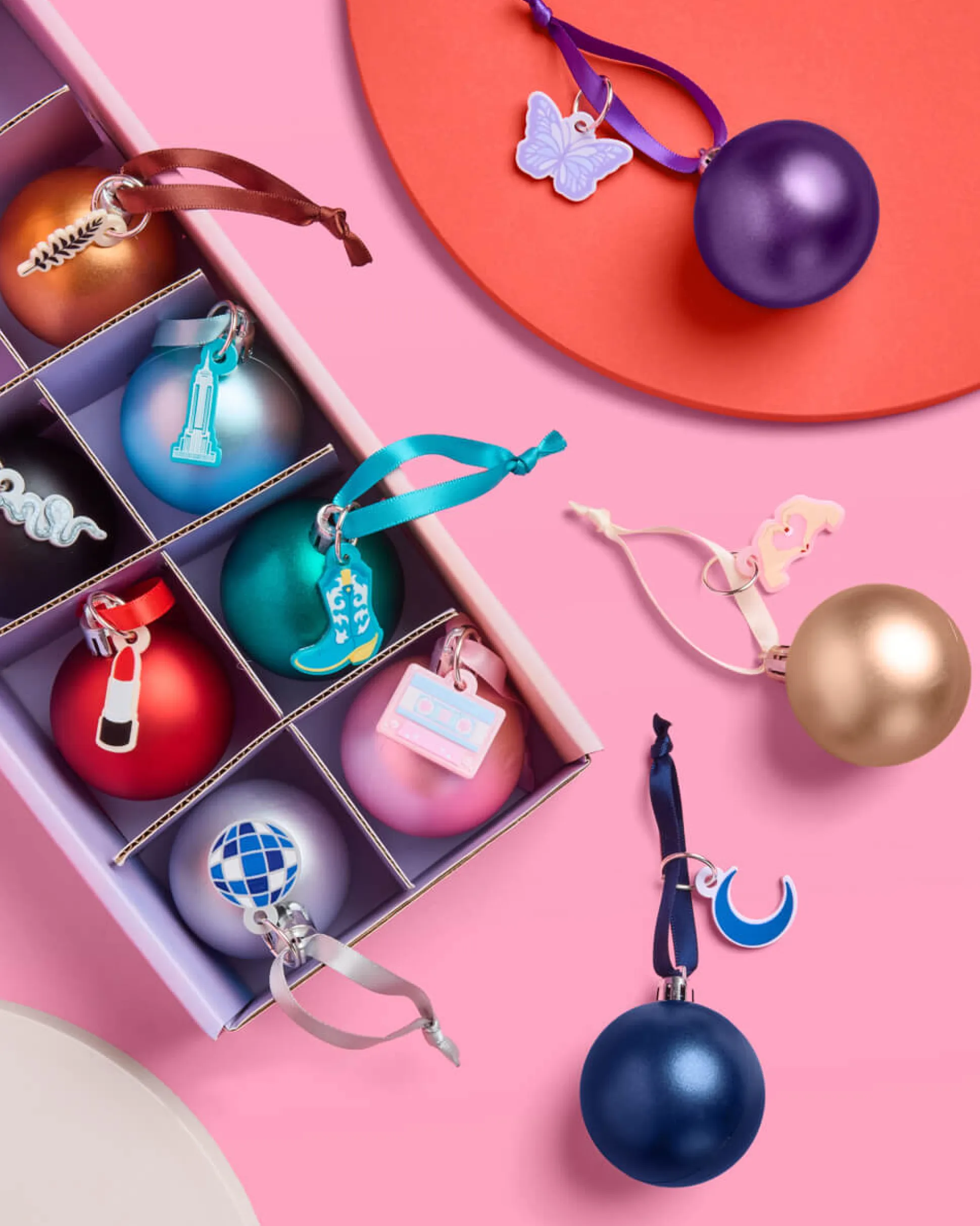 Era Charm Ornament Set - 10 shatterproof ornaments
