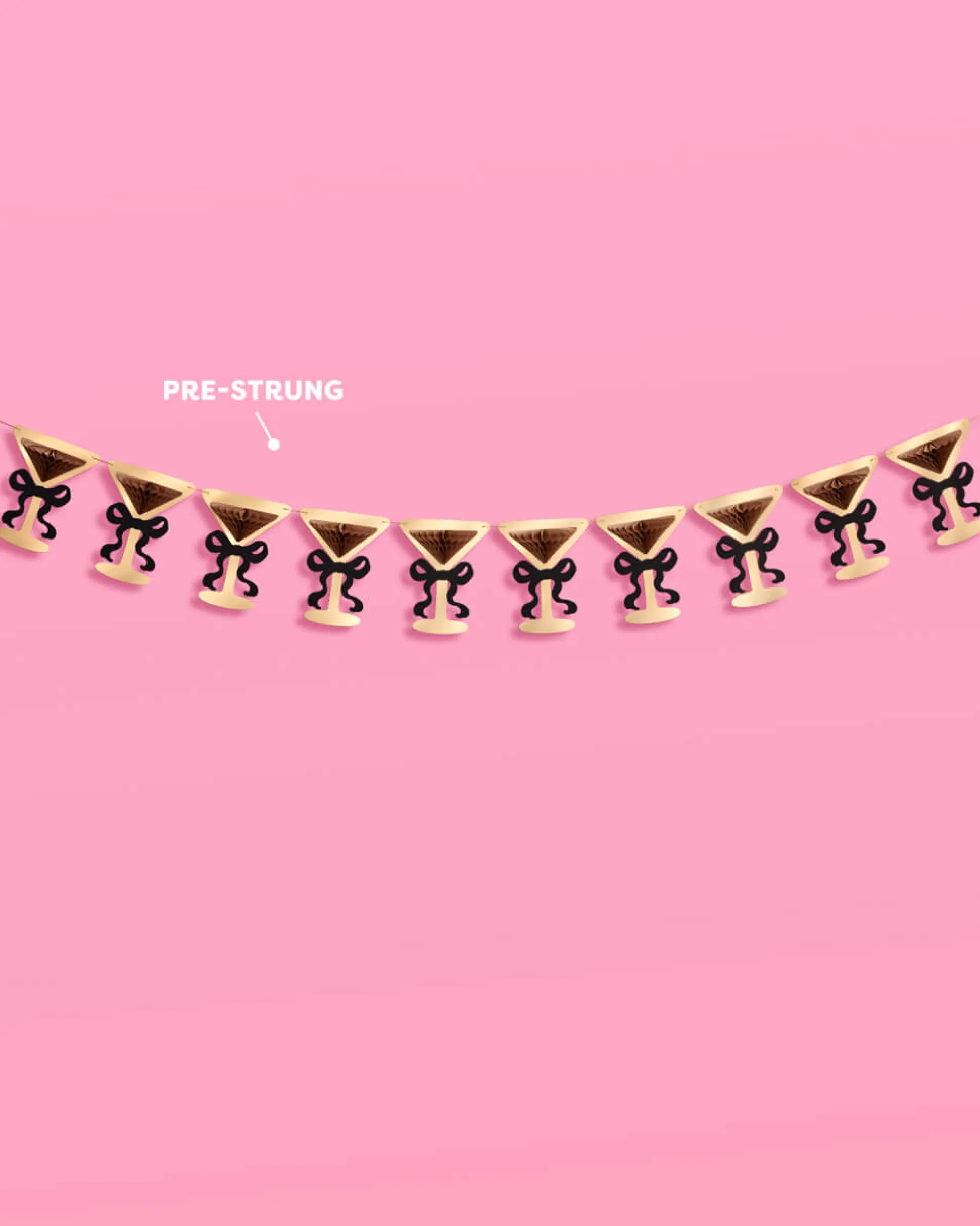 Espresso Martini Banner - 3D paper banner