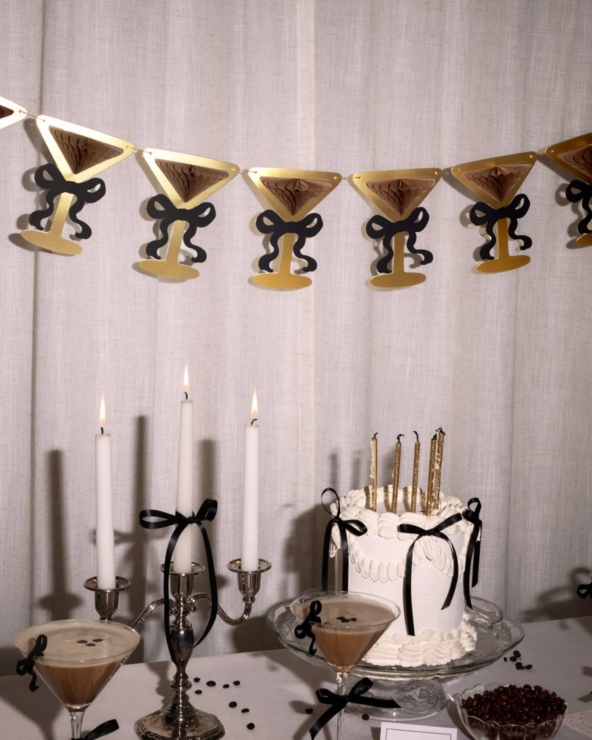 Espresso Martini Banner - 3D paper banner