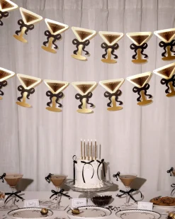 Espresso Martini Banner - 3D paper banner