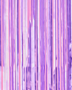 Euphoria Curtain - Matte Purple Foil Curtain