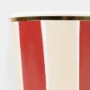 Fall Stripe Cups, Pack of 8