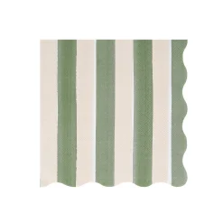 Fall Stripe Large Napkins, Pack of 16