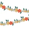 4' Felt Flower Garland