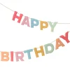 6.5' Felt Happy Birthday Garland