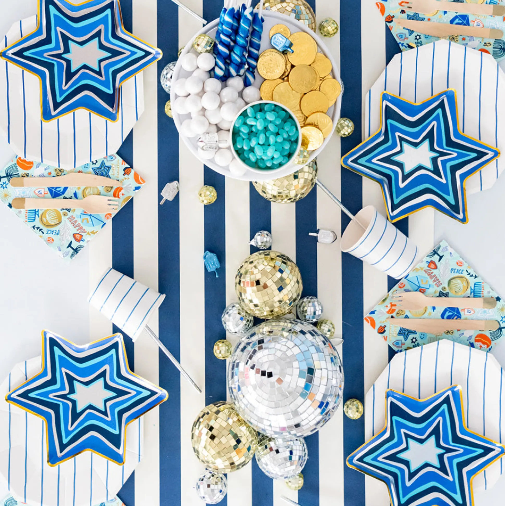 Festival of Lights "Star" Small Plates, Set of 8