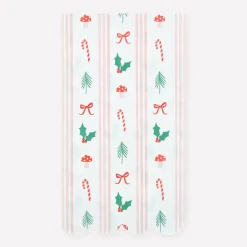 Festive Icon Stripes Guest Towels, Pack of 16