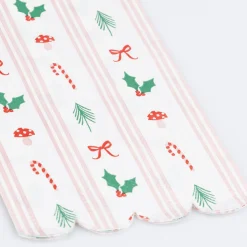 Festive Icon Stripes Guest Towels, Pack of 16