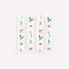 Festive Icon Stripes Small Napkins, Pack of 16