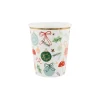 Festive Pattern Cups, Set of 8