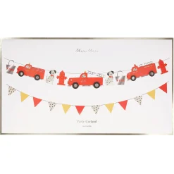 6' Fire Truck Garland