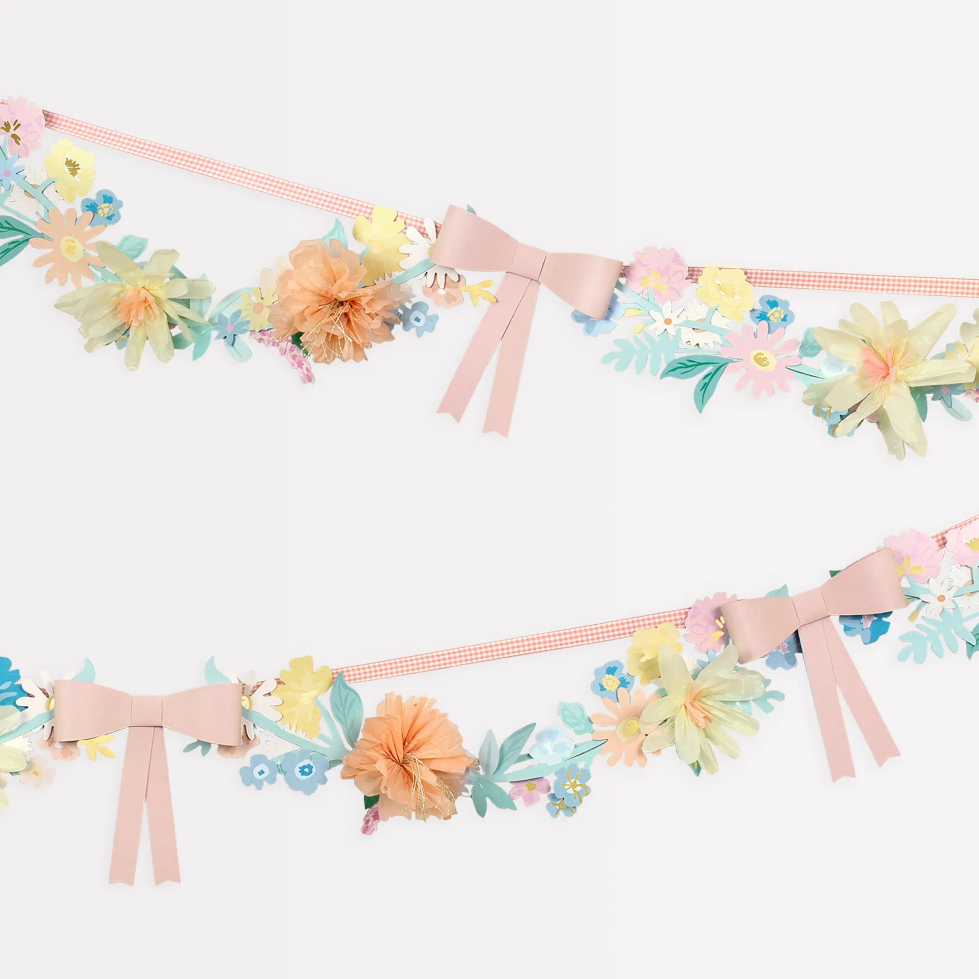 Flower & Bow Garland