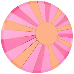 Flower Power Dinner Plates (x 8)