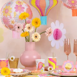 Flower Power Lanterns (x 3)
