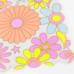 Flower Power Large Napkins (x 16)