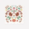 Folk Fall Large Napkins, Pack of 16