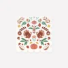 Folk Fall Small Napkins, Pack of 16