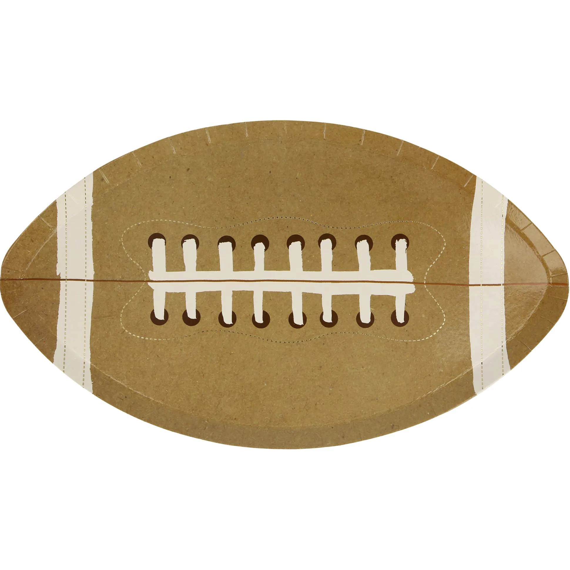 Football Plates, Pack of 8