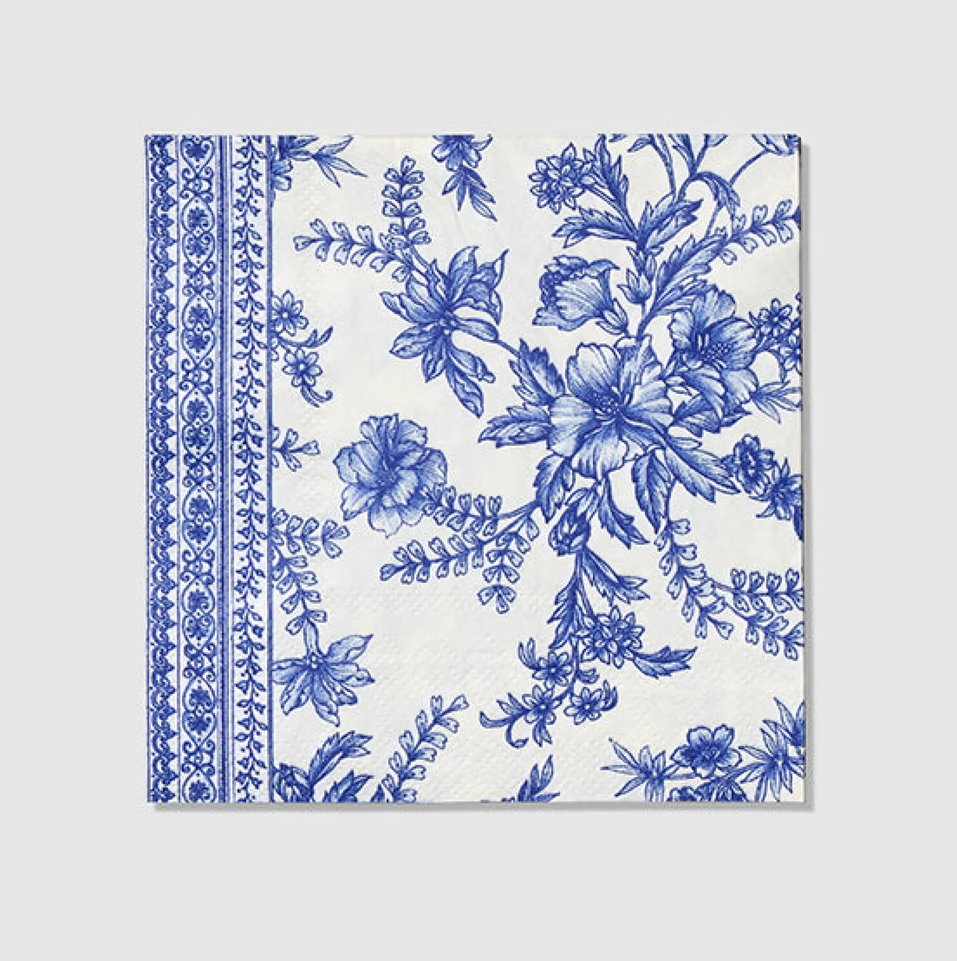 French Toile Cocktail Napkins (25 per pack)