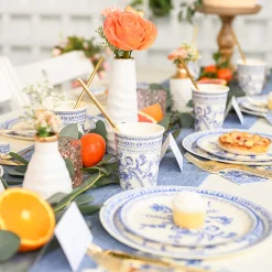 French Toile Cups (10 per pack)