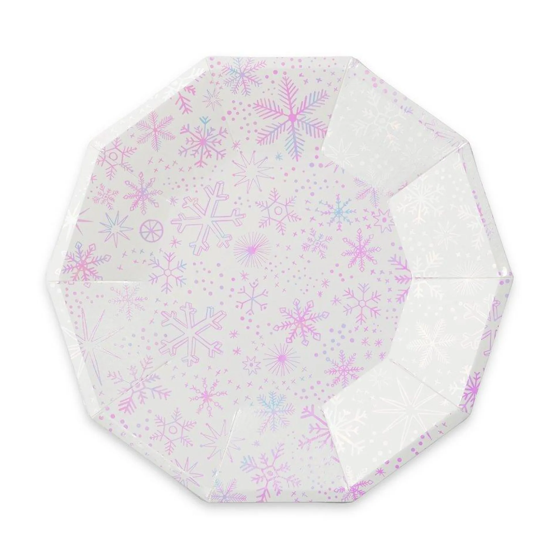 Frosted Large Plates, Pack of 8