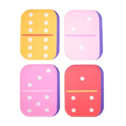 Game Night Dominoes Dinner Plates, Set of 8